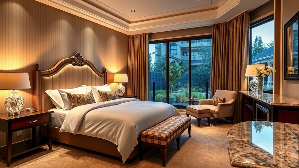 create calm inviting space