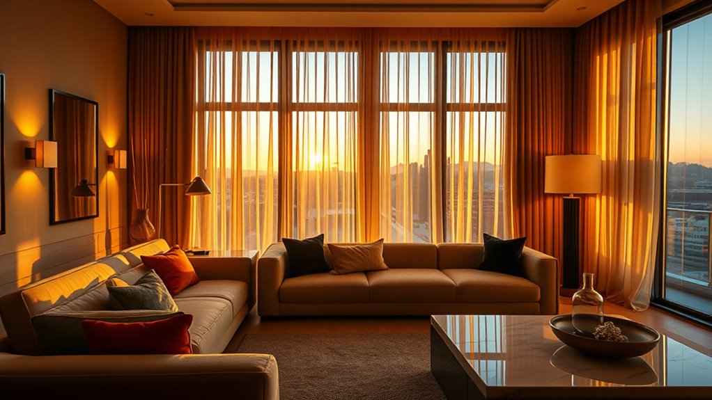 create inviting ambient lighting