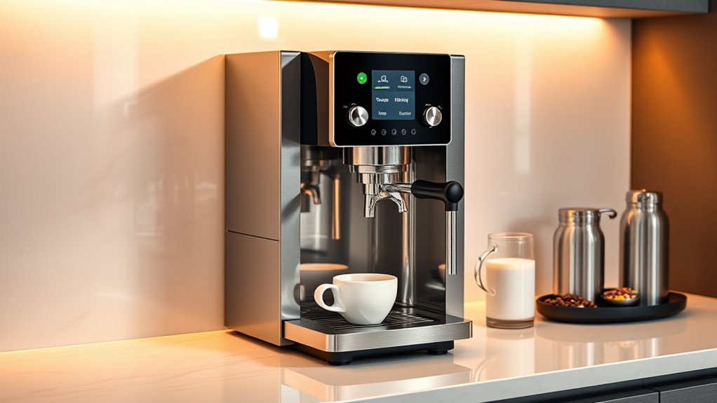 customize coffee machine settings