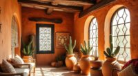 desert inspired textured decor