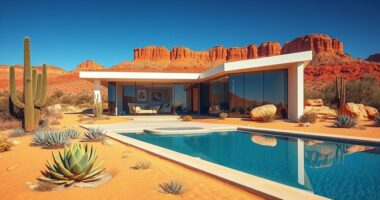 desert modern oasis design