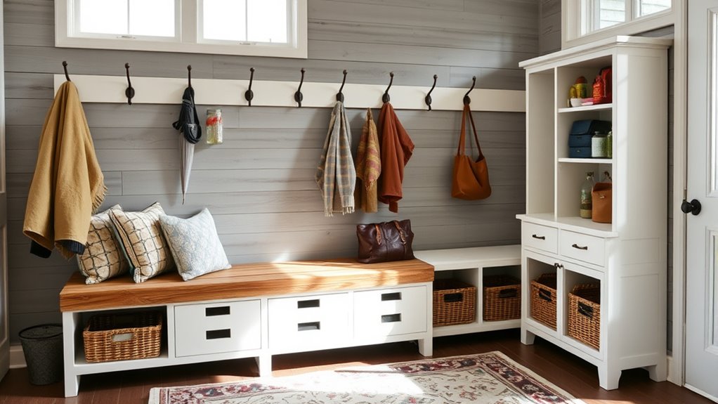 diy mudroom organization tips