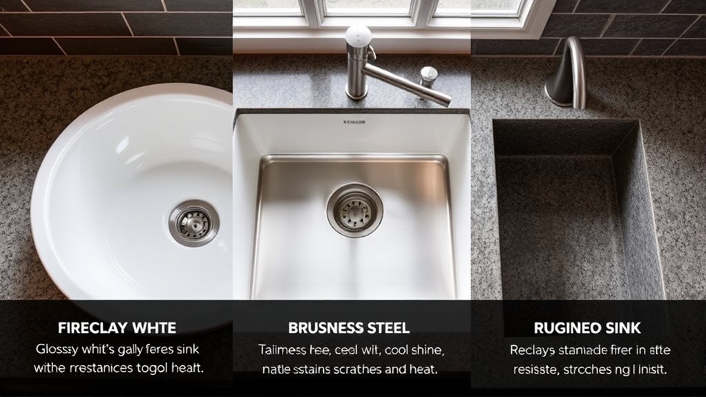 durable stain resistant kitchen sink