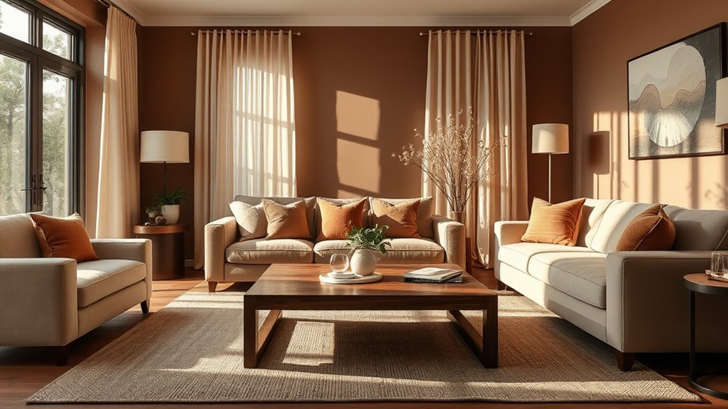 earthy comforting natural tones