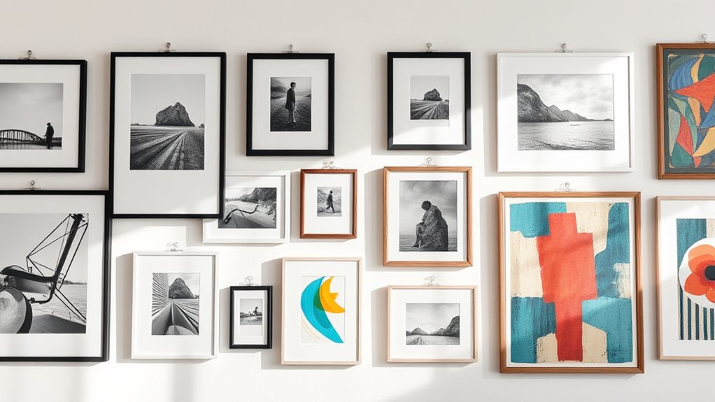 eclectic art display ideas