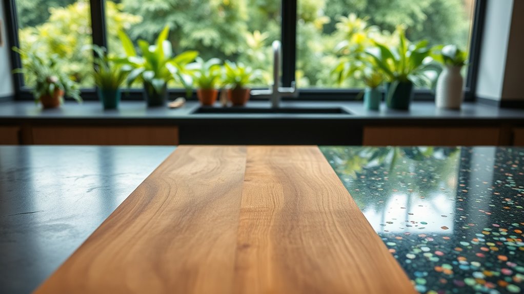 eco friendly sustainable countertop choices