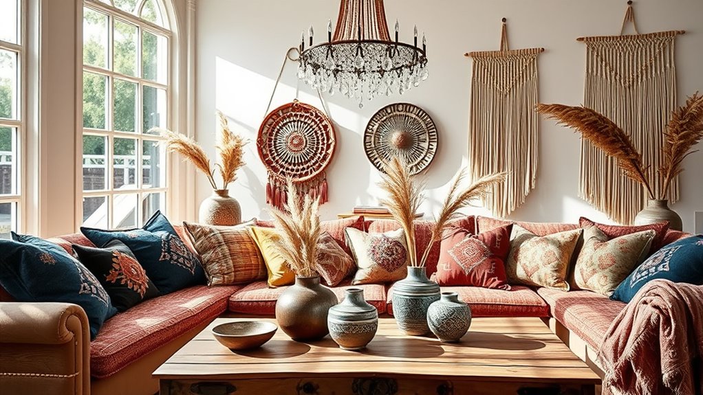 elegant accessories and luxurious fabrics