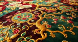elegant artistic silk carpets