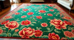 elegant chinese floral carpets
