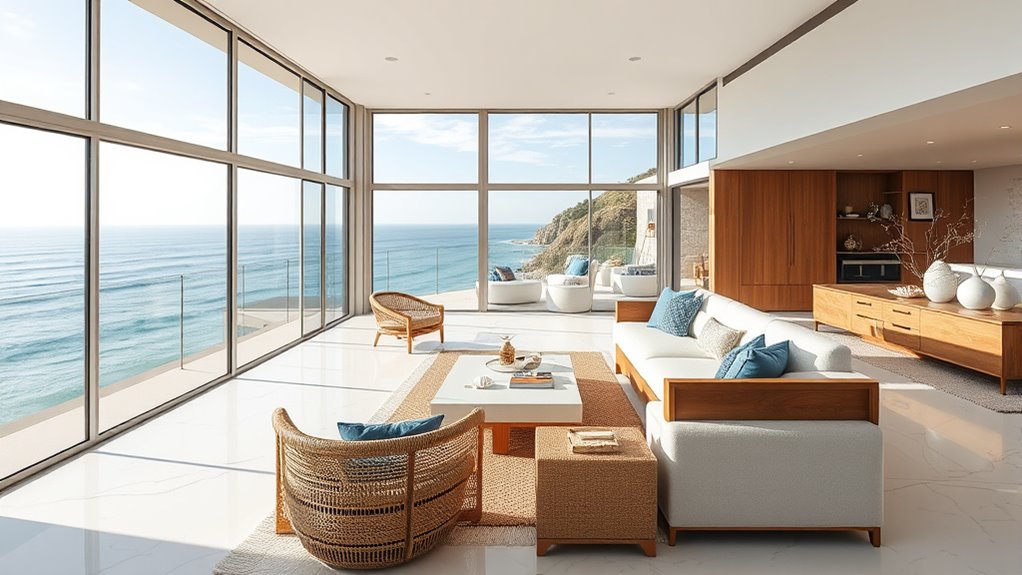 elegant coastal interior design