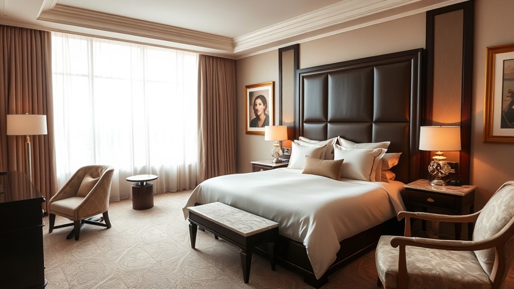 elegant comfortable guest furnishings