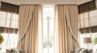 elegant drapes and shades