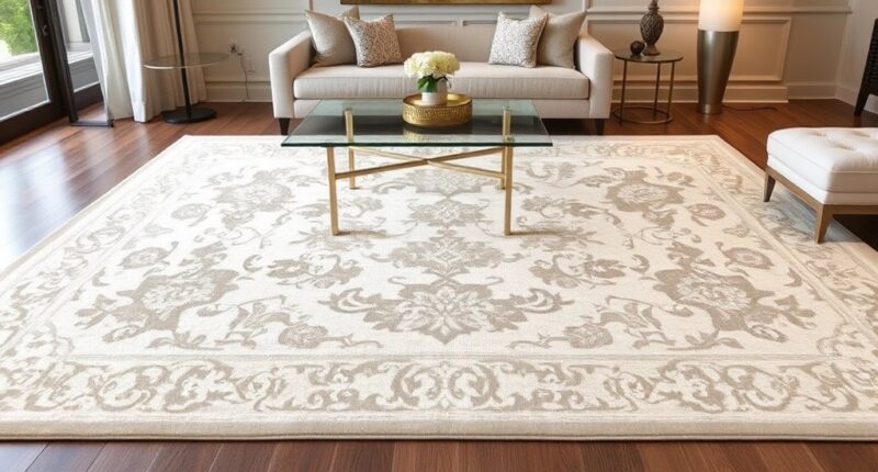 elegant durable ivory rugs