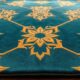 elegant geometric silk rugs