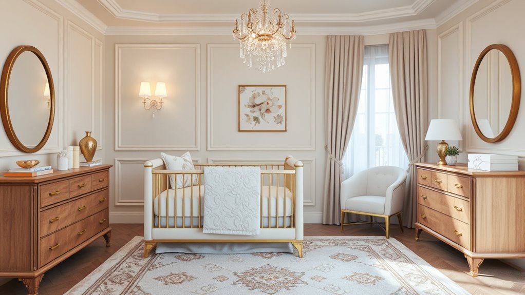elegant nursery furniture selection