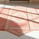 elegant pink silk rugs