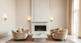 elegant single color interior design