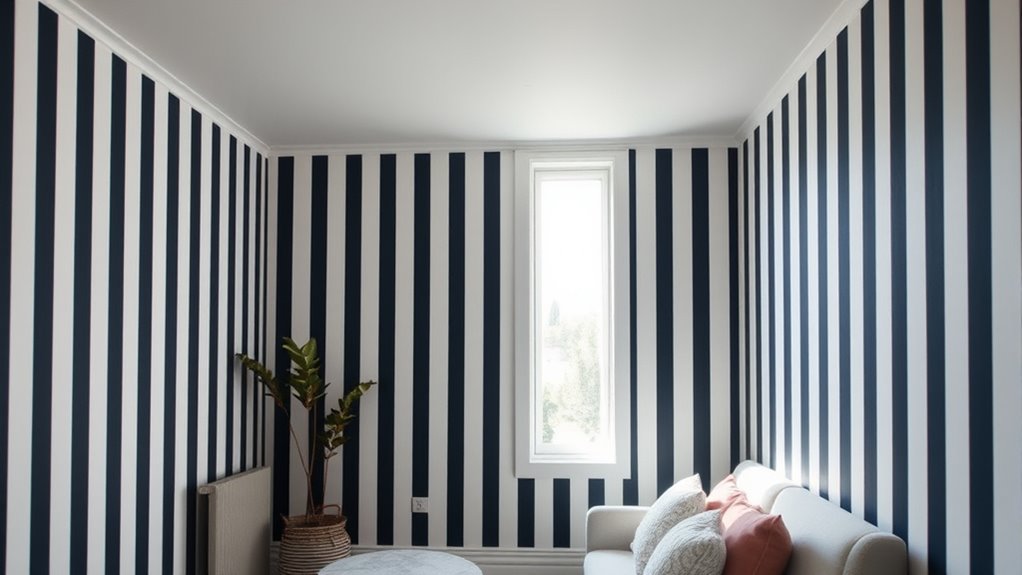 enhance space with vertical patterns