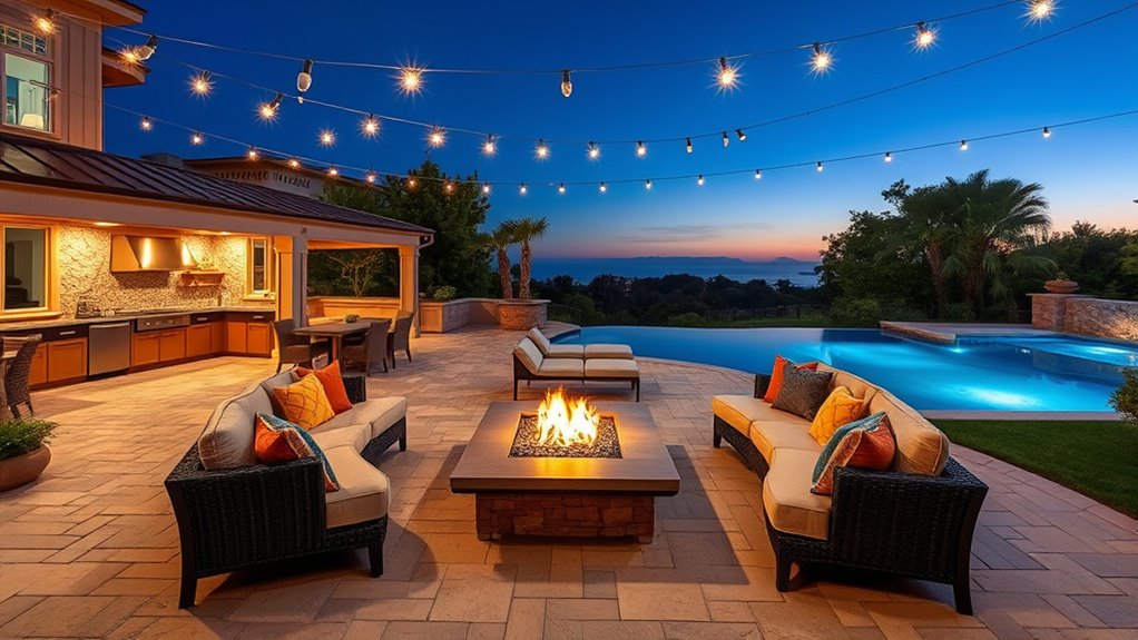 enhanced outdoor entertaining areas