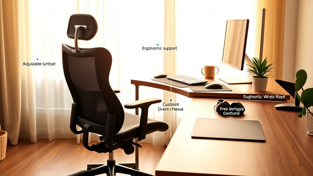 ergonomic accessories enhance comfort
