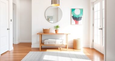 fresh and inviting entrance
