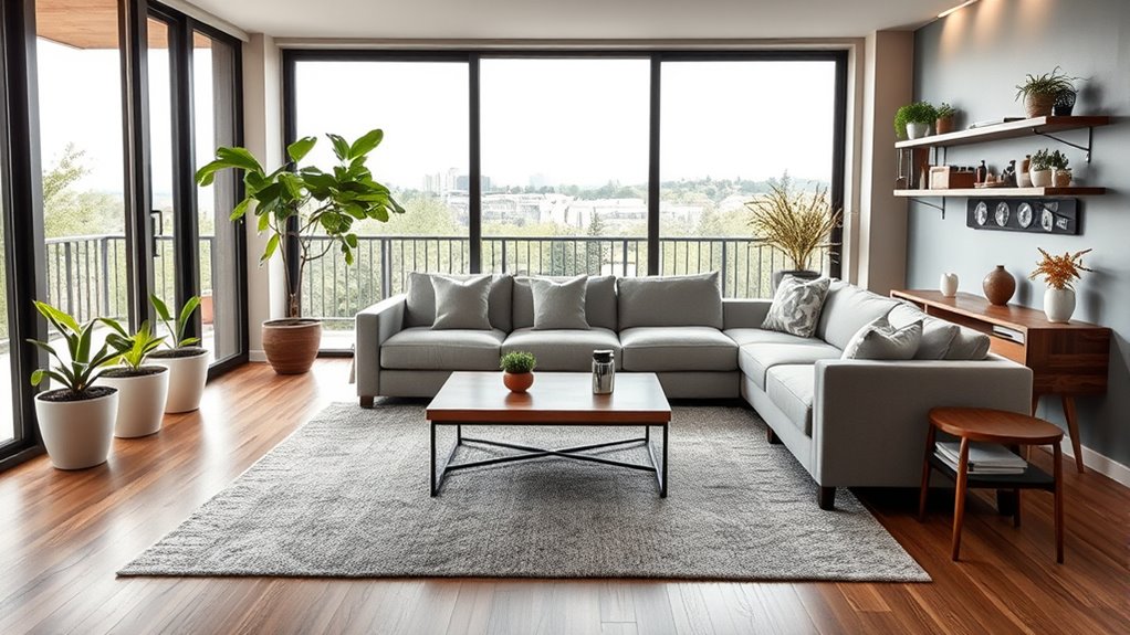 furniture size and placement