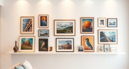 gallery style art display