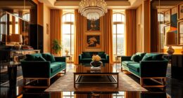 glamorous modern interior style