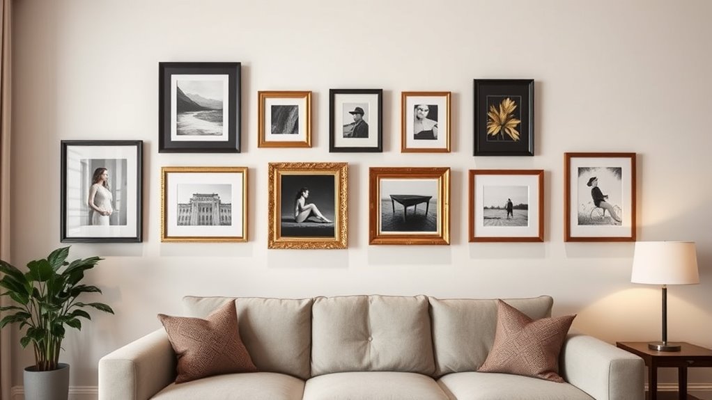 hang art at eye level