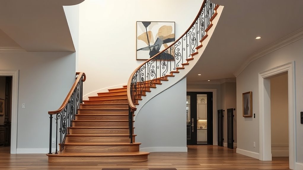 harmonize staircase with decor
