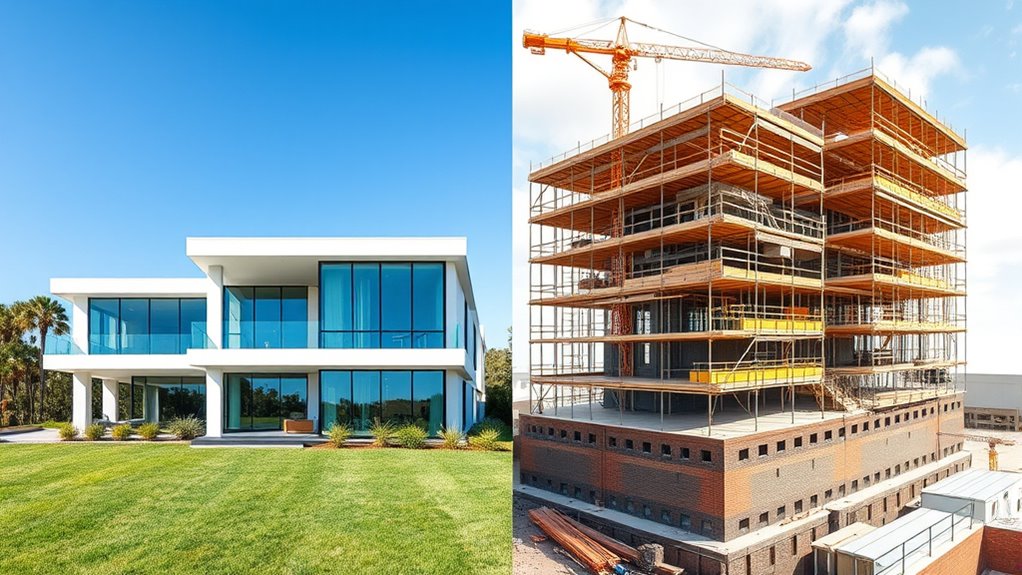 home building timeline comparison