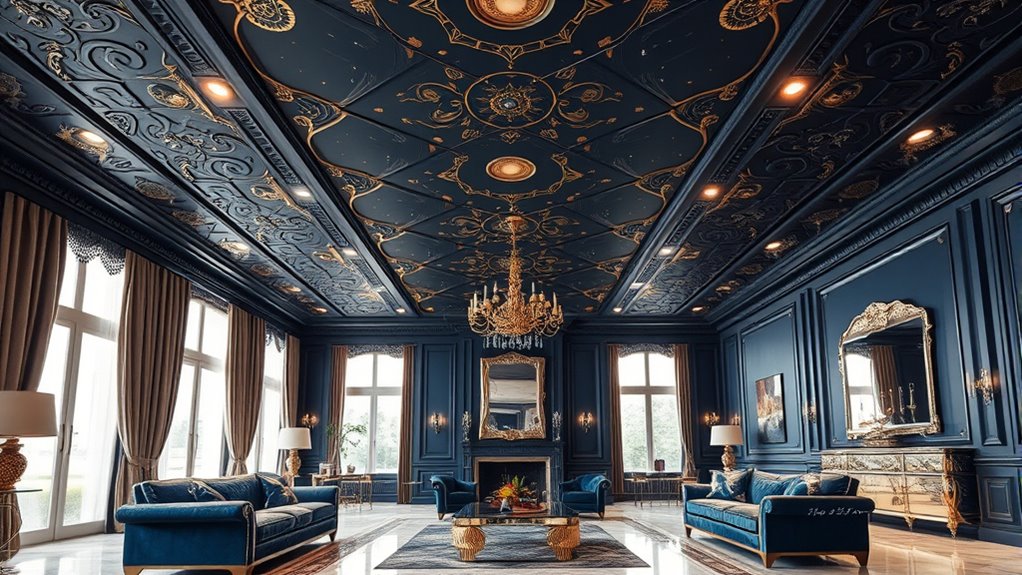 ideal high ceiling living spaces