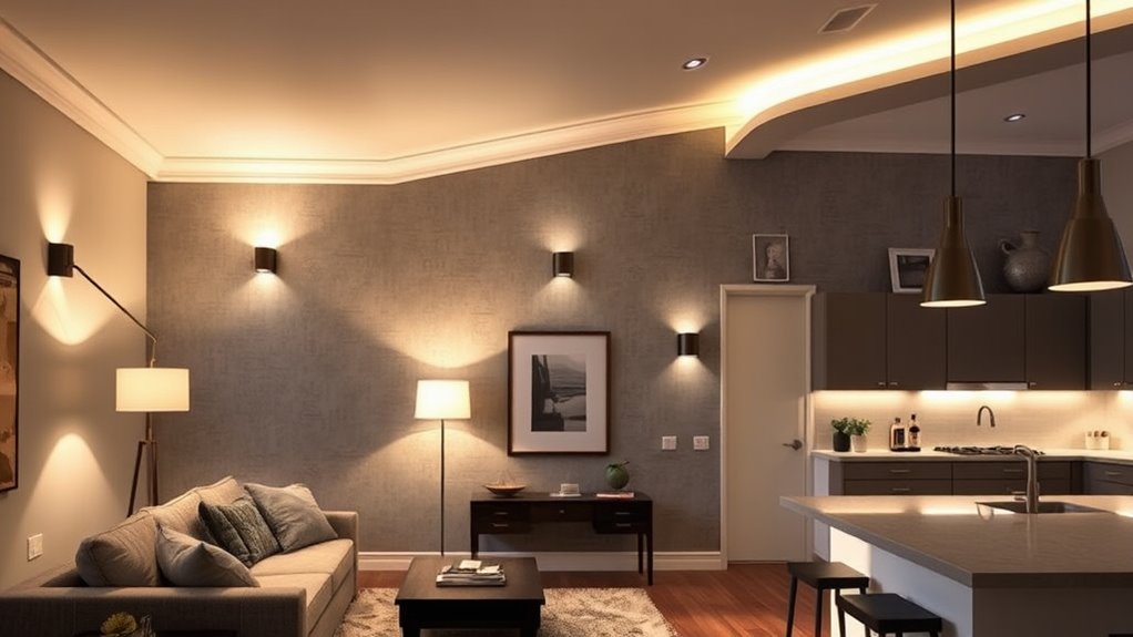 layered adjustable smart lighting