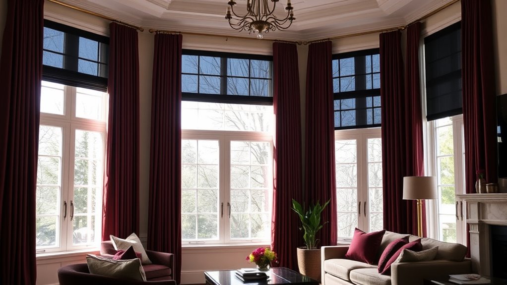 light privacy window treatments