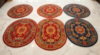 luxurious 6x9 oval silk carpets