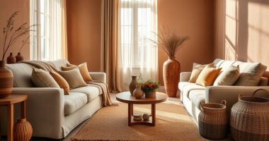 luxurious earthy neutral palette