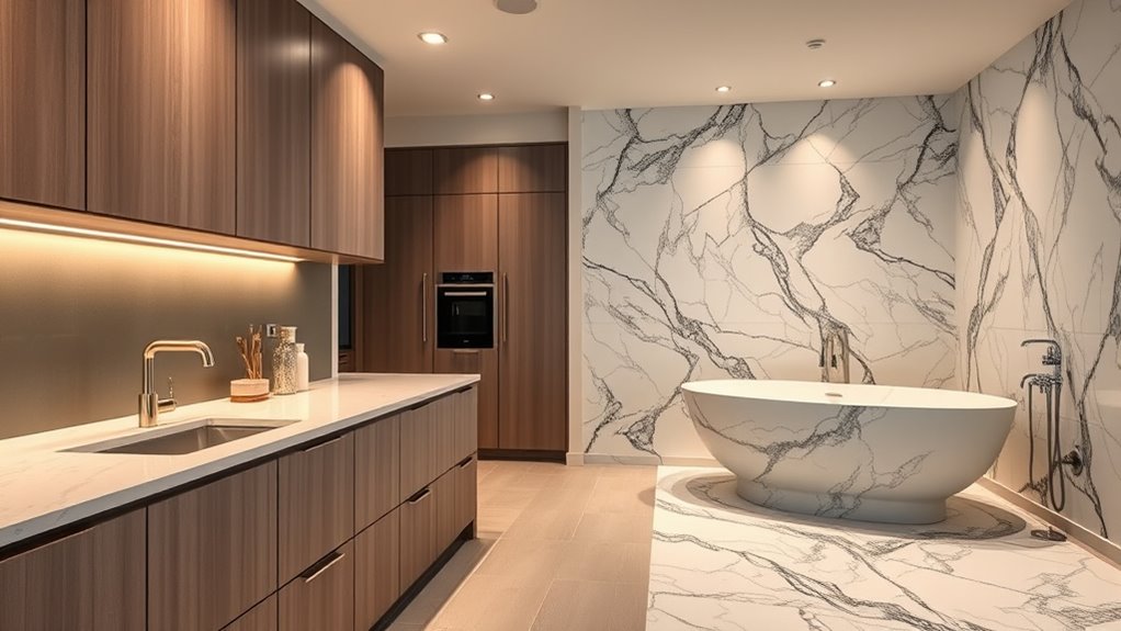 luxurious functional kitchen finishes