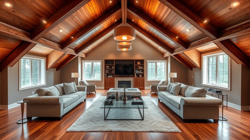 luxurious personalized attic retreat
