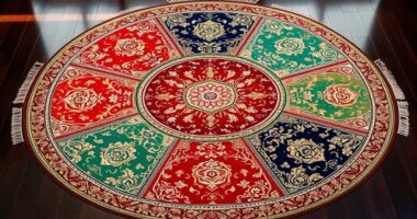 luxurious silk carpet selection
