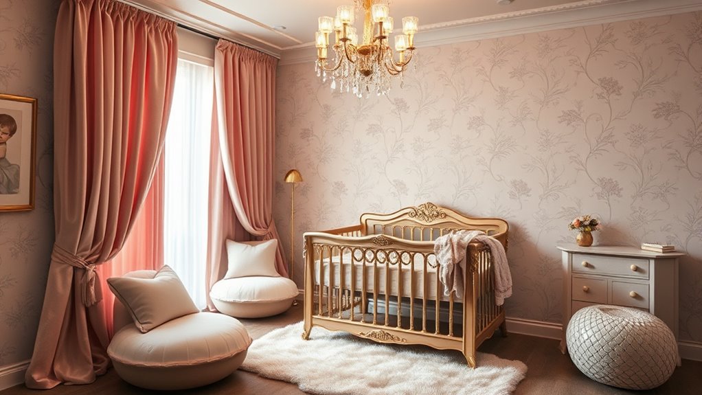 luxurious textured nursery fabrics