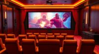 luxury cinematic home setup