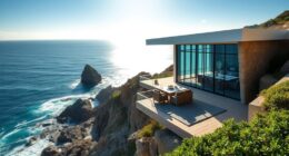 luxury cliffside ocean home