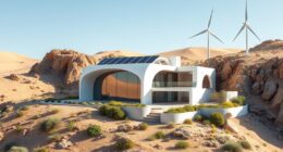 luxury desert eco mansion