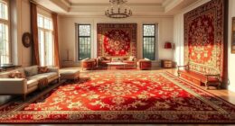 luxury oversized silk carpets