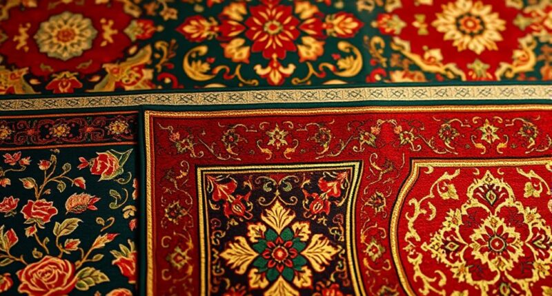 luxury persian silk carpets
