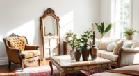 luxury thrifted decor reclaimed