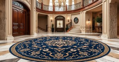 luxury yilong foyer rugs