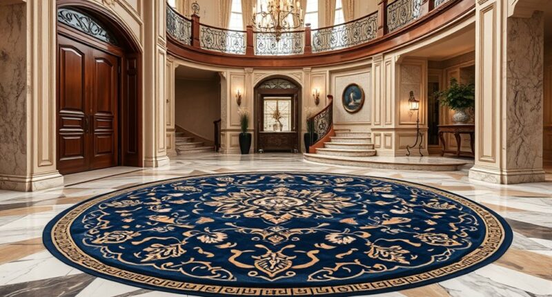 luxury yilong foyer rugs