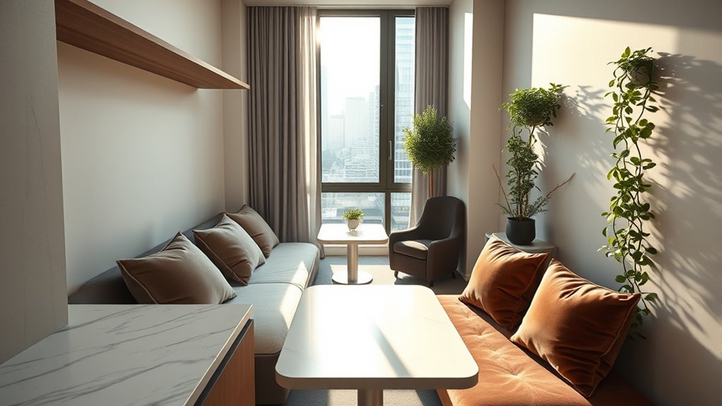 maximize space minimize clutter