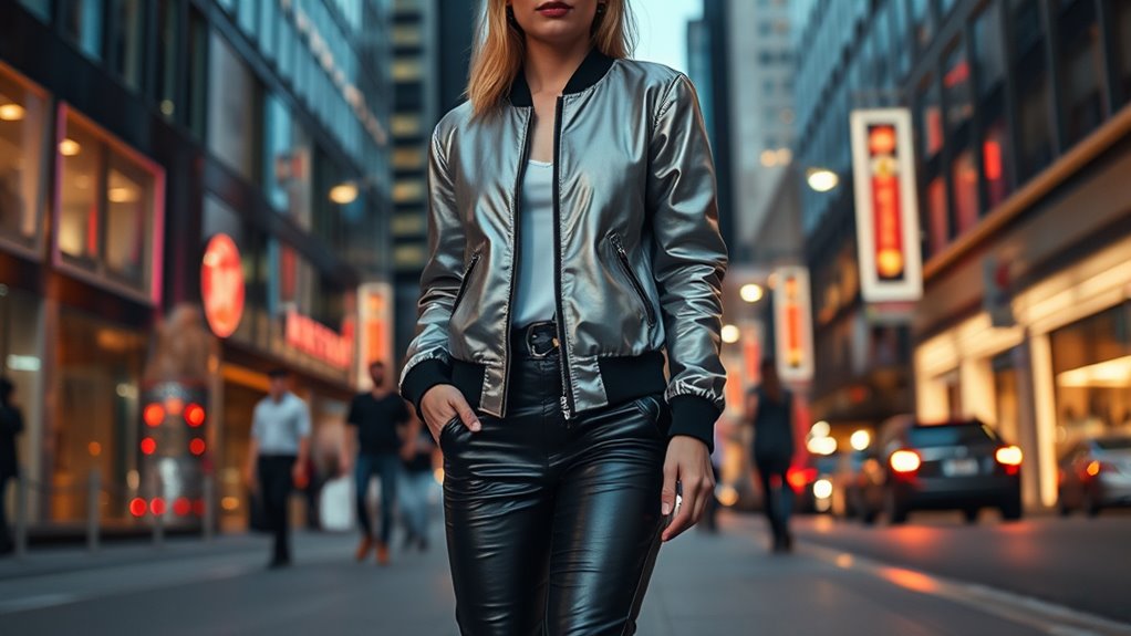 mix sleek with polished